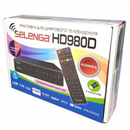 DVB-T2/C приставка Selenga HD980D LAN порт