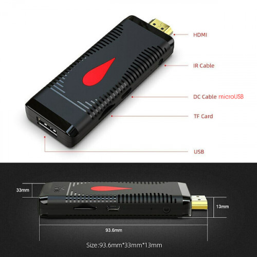 Мини ТВ Стик Медиаплеер Cмарт ТВ приставка TV box X96 S400 2/16 ГБ