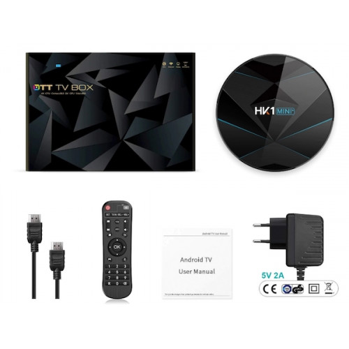 Smart ТV приставка (Android TV Box) HK1 Mini Plus