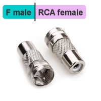 Переходник F male - RCA female