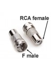 Переходник F вилка - RCA розетка
