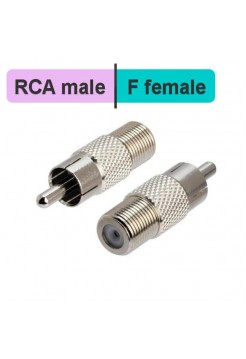 Переходник F female - RCA male