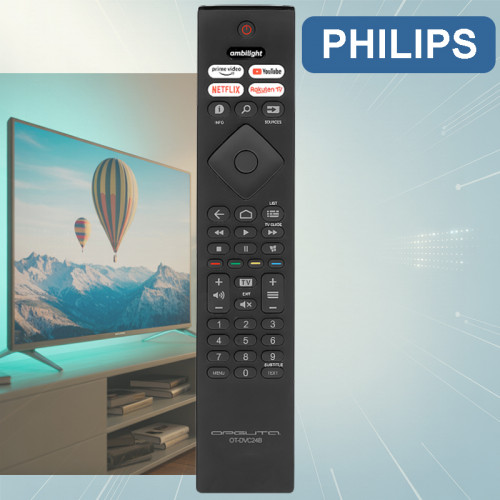 Пульт для Philips Smart TV 398GR10BEPHN0057HR с кнопкой Rakuten TV