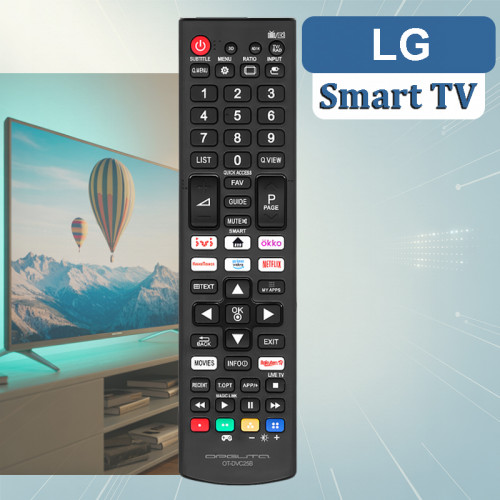 Пульт для LG Smart TV RM-L2022 (DVC25B) универсальный с кнопками IVI, OKKO, Netflix