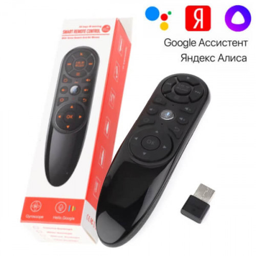 Пульт аэромышь Air Mouse Q6-L с голосовым управлением и подсветкой