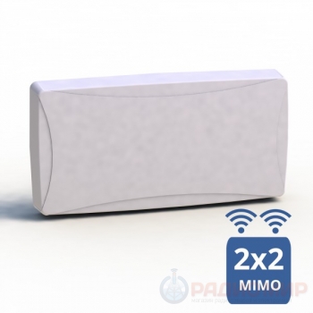 4G антенна 1700-2700 МГц, 2х10дБи, PETRA-9F MiMo (75 Ом)