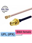 Антенный адаптер для USB 3G/4G модемов UFL (IPX) - SMA female