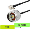 Антенный переходник TS9 - N male для USB модема