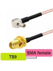 Переходник антенный для модема TS9 - SMA female