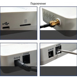 GSM шлюз 900/1800МГц, RJ11, EV500