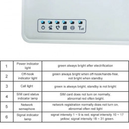 GSM шлюз 900/1800МГц, RJ11, EV500