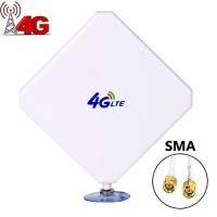 Антенна 4G, 800-2700 МГц, 7дБ, MIMO, комнатная, GSM14