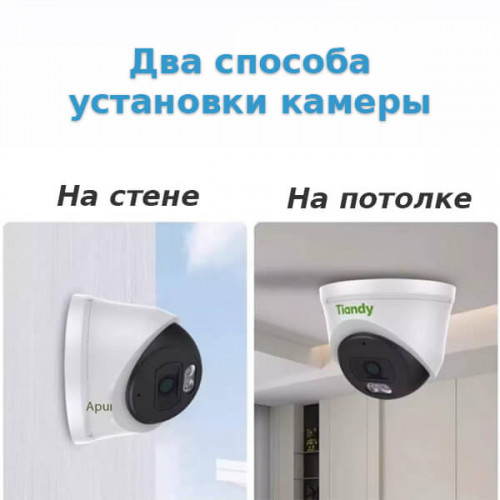 Камера-IP Tiandy TC-C320N I3/E/Y/2.8mm с микрофоном и POE-питанием