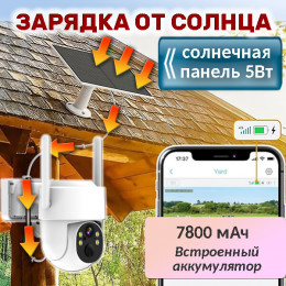  4G камера 4Мп с солнечной панелью RVH