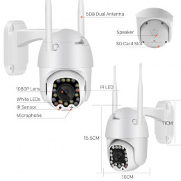 WiFi+LAN камера 2Мп с сигнализацией VNI23 