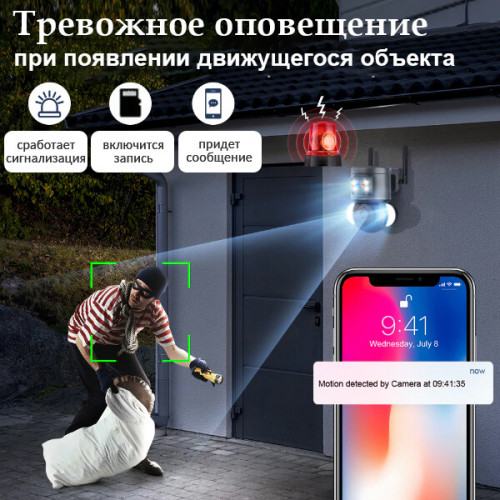 4G камера видеонаблюдения с функцией удаленного доступа, Орбита OT-VNI52