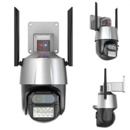 WiFi+LAN камера 4Мп с двумя обьективами и сигнализацией VNI58