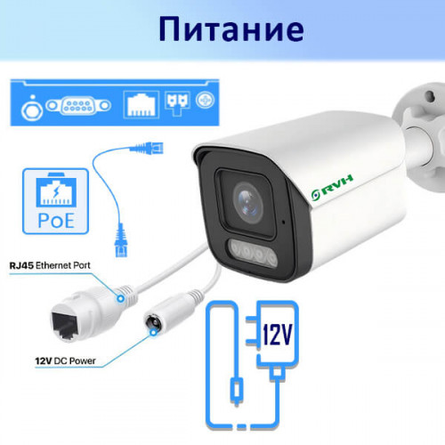 IP-камера RV-VD4NIP500GF 5 Мп с микрофоном и PoE