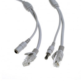 Кабель для IP камеры, обжатый, данные + питание, VNW08