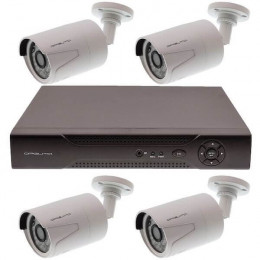 10-канальный IP регистратор 4K (4xPOE) + 4 камеры 2Мп, VNK03