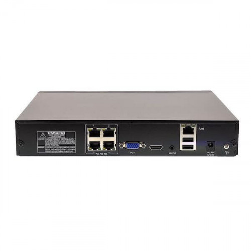 IP-комплект видеонаблюдения Орбита OT‑VNK03 — 4 камеры PoE + поддержка до 10 IP-камер