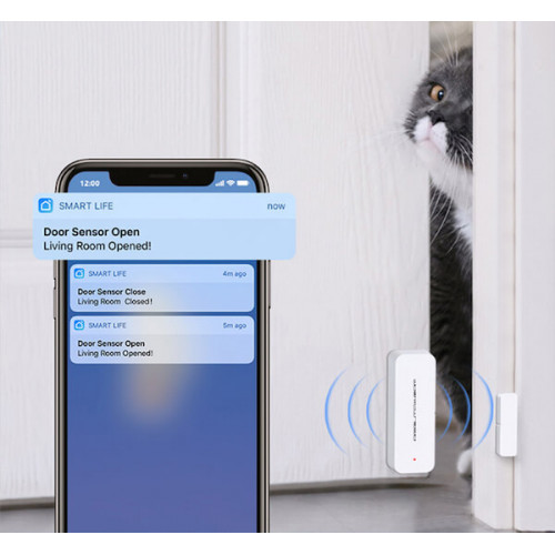 Умный беспроводной WiFi датчик открытия двери, окна, OT-HOS18