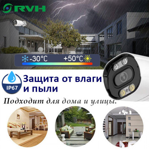 IP-камера RV-LN36NIP400G 4 Мп с PoE