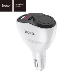 Разветвитель на 1 гнездо, 2xUSB, вольт-ампер-метр, Hoco Z34