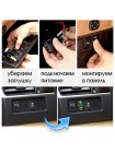 USB розетка с 2 портами (5В, 2.1А), вольтметром и Bluetooth встраиваемая CAU51 (для Honda)