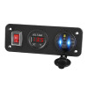 USB розетка с 2 портами (18Вт) и вольтметром TS-CAU52