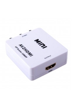 Конвертер переходник RCA→HDMI (AV to HDMI)