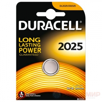 Батарейка CR2025 Duracell 