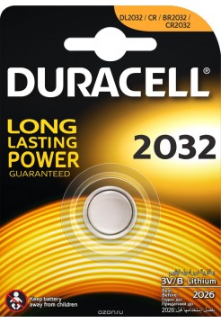 CR2032 Duracell батарейка