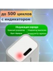 Аккумулятор 6F22 9 В 1000 мА·ч Li-ion с разъёмом Type-C
