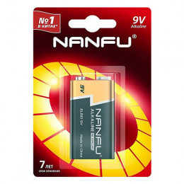 6LR61 Nanfu батарейка 9V крона, 1шт