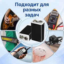 6LR61 Ergolux батарейка 9V крона, 1шт