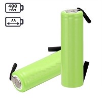 АА аккумулятор 400мА NiMH Sunrising под пайку, 1шт
