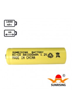 АА/R6 аккумулятор 1000мАч, NiCd, плоский плюс, Sunrising