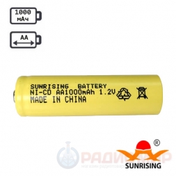 АА/R6 аккумулятор 1000мАч, NiCd, Sunrising