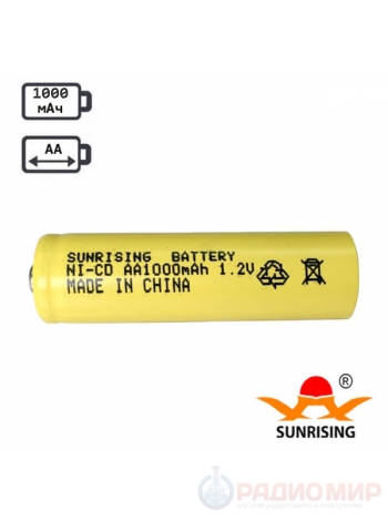 AA HR06 аккумулятор 1000мА Sunrising