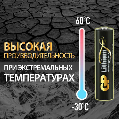 Батарейка AA (FR6) литиевая GP