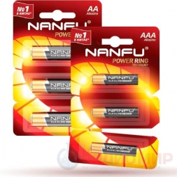 AAA алкалиновая LR3 батарейка Nanfu