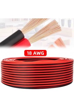Провод силикон AWG18 двужильный 2х0.75 мм²
