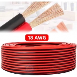 Провод силиконовый AWG18 двужильный 2х0.75 мм² Провод силиконовый AWG18 двужильный 2х0.75 мм²