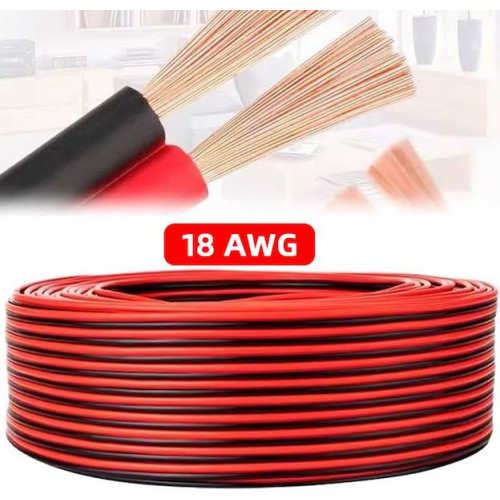 Провод силиконовый двужильный AWG18 (2×0.75 мм²)