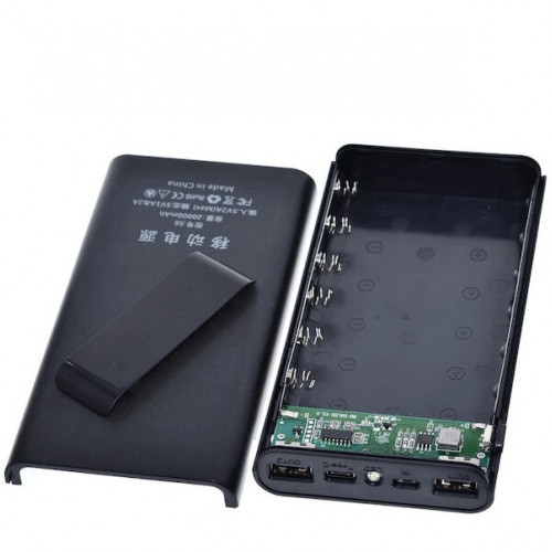 Корпус на 6 АКБ 18650 для сборки PowerBank