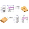 Разъем XT-30 2pin, 30А (папа+мама)