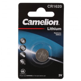 CR1620 батарейка Camelion литиевая 3V, 1шт