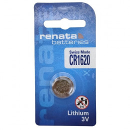 CR1620 батарейка Renata литиевая 3V, 1шт