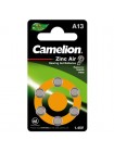 Батарейка ZA13 Camelion для слухового аппарата
